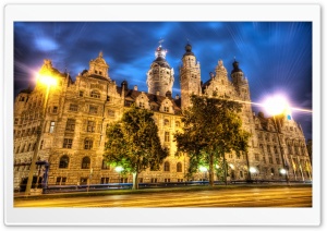 Leipzig At Night, HDR