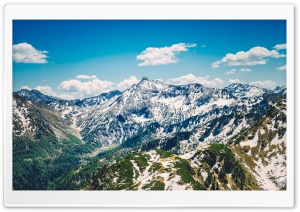 Alps Mountain Range in Austria