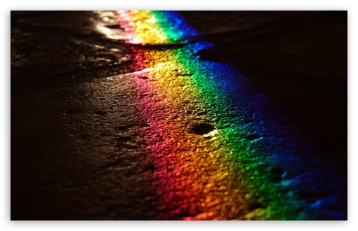 Download Rainbow Reflection UltraHD Wallpaper