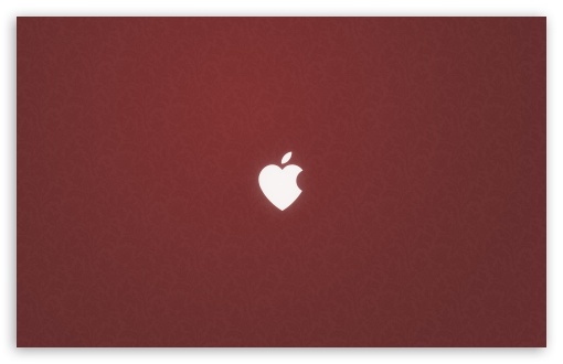 Download Mac Love Red UltraHD Wallpaper
