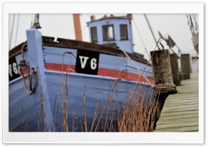 Old fishing boat in Denmark
