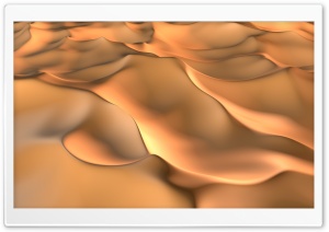 3D Desert Dunes, Golden Sands