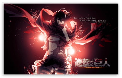 Download Mikasa Ackerman UltraHD Wallpaper