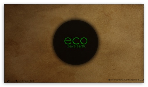 Download Go ECO Save Earth_nithin suren UltraHD Wallpaper