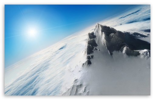 Download Snowy Peak UltraHD Wallpaper