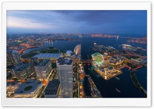 Aerial View Of Yokohama, Japan