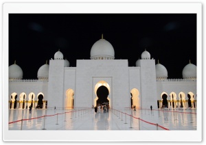Abu Dhabi Mosque Night...