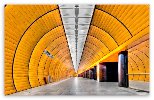Download Subway Tunnel UltraHD Wallpaper