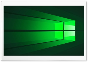 Windows 10 Green in 4K UHD