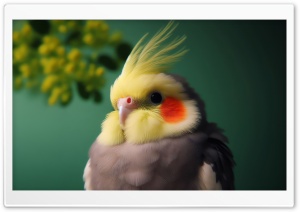 Cockatiel Parrot, Male,...