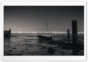 Low Tide Sailboat