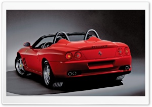 Red Ferrari Convertible 1