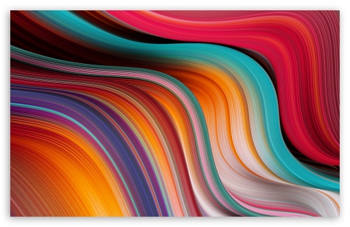 Download Colorful Wave Design Background UltraHD Wallpaper