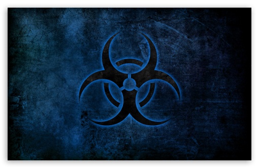 Download Biohazard Symbol UltraHD Wallpaper