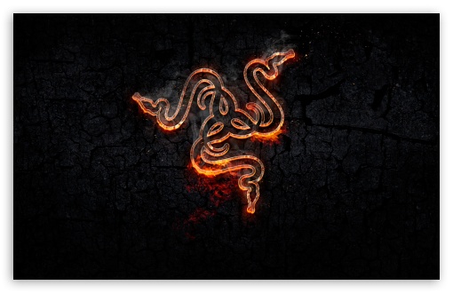 Download Razer Fire Background UltraHD Wallpaper