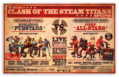 Download Team Fortress 2 Poster UltraHD Wallpaper