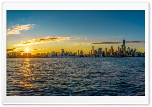Sunrise, Manhattan, New York...