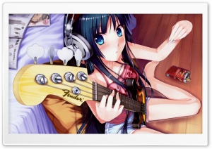Anime The Girl With A Guitar