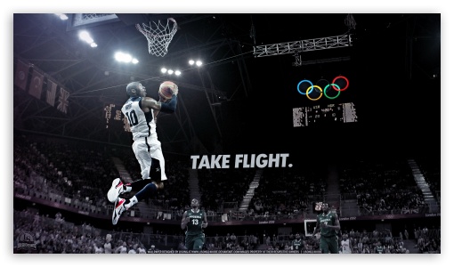 Download Kobe Bryant take flight UltraHD Wallpaper