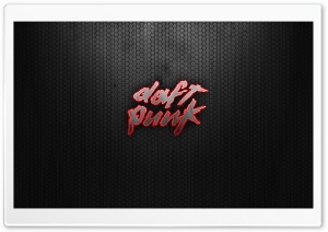 Daft Punk Logo Red