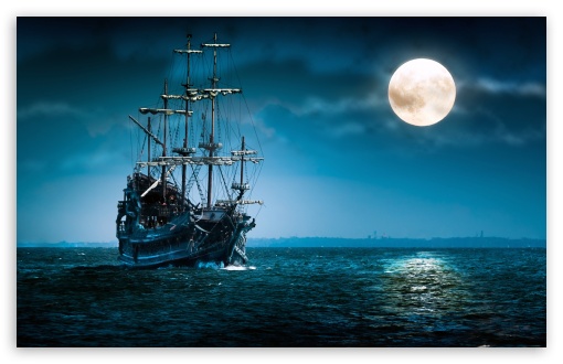 Download Ship, Sea UltraHD Wallpaper