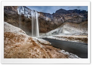 Seljalandsfoss Waterfall,...