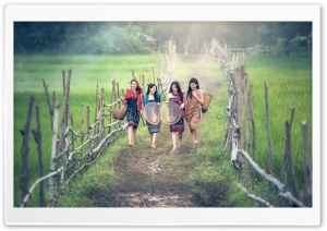 Asian Countryside, Girls