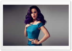 Katy Perry Purple Hair
