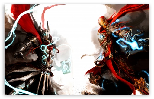 Download Iron Man and Thor UltraHD Wallpaper