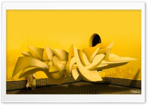 3D Graffiti Background