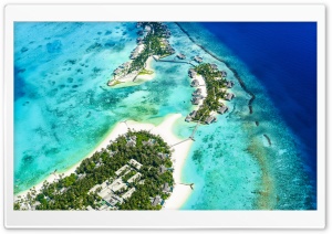 Beach Islands Aerial view 5K
