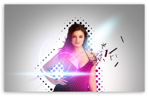 Download Model_Lauren_Budd Black_Dress Photoshop UltraHD Wallpaper