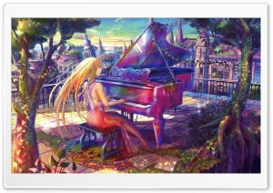 Fuji Choko Playing Piano