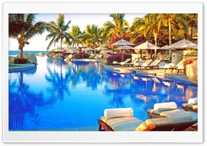 Beautiful Tropical Resort Pool