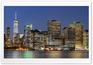 Panorama of Lower Manhattan,...