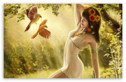 Download Fantasy Girl 4 UltraHD Wallpaper