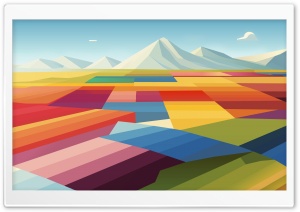 Macbook Pro Colorful Landscape