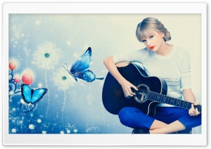 Taylor Swift Playing Guitar