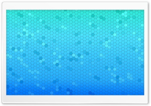 Blue Haxagons Pattern