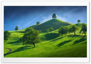 Green Hills, Nature, Landscape