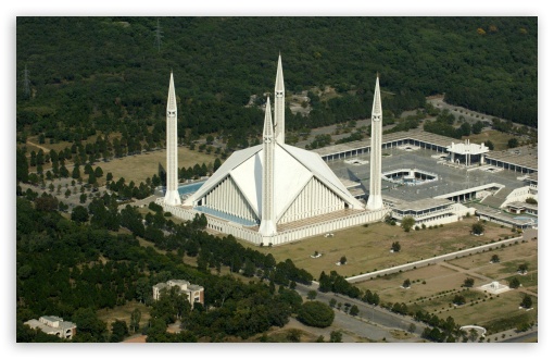 Download Faisal Masjid Islamabad Pakistan UltraHD Wallpaper