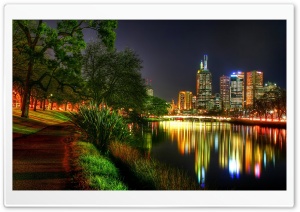 Melbourne At Night