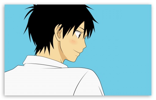 Download Anime Guy With Black Hair UltraHD Wallpaper