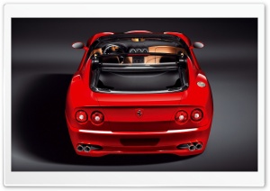 Red Ferrari Convertible 17