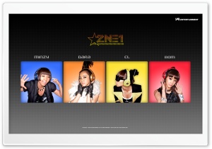 2NE1 - Minzy, Dara, CL, Bom
