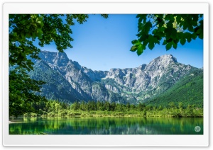 Alps Mountains Lake Landscape