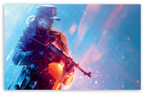 Download Battlefield V Girl UltraHD Wallpaper