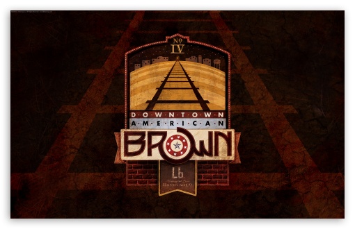 Download Downtown American Brown UltraHD Wallpaper