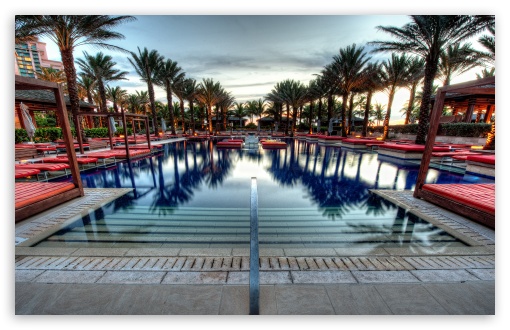 Download Atlantis Paradise Island Swimming Pool VIP UltraHD Wallpaper