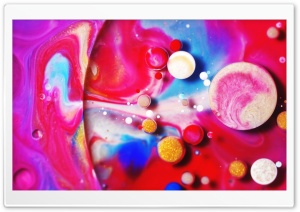 Colorful Paint Mix Bubbles